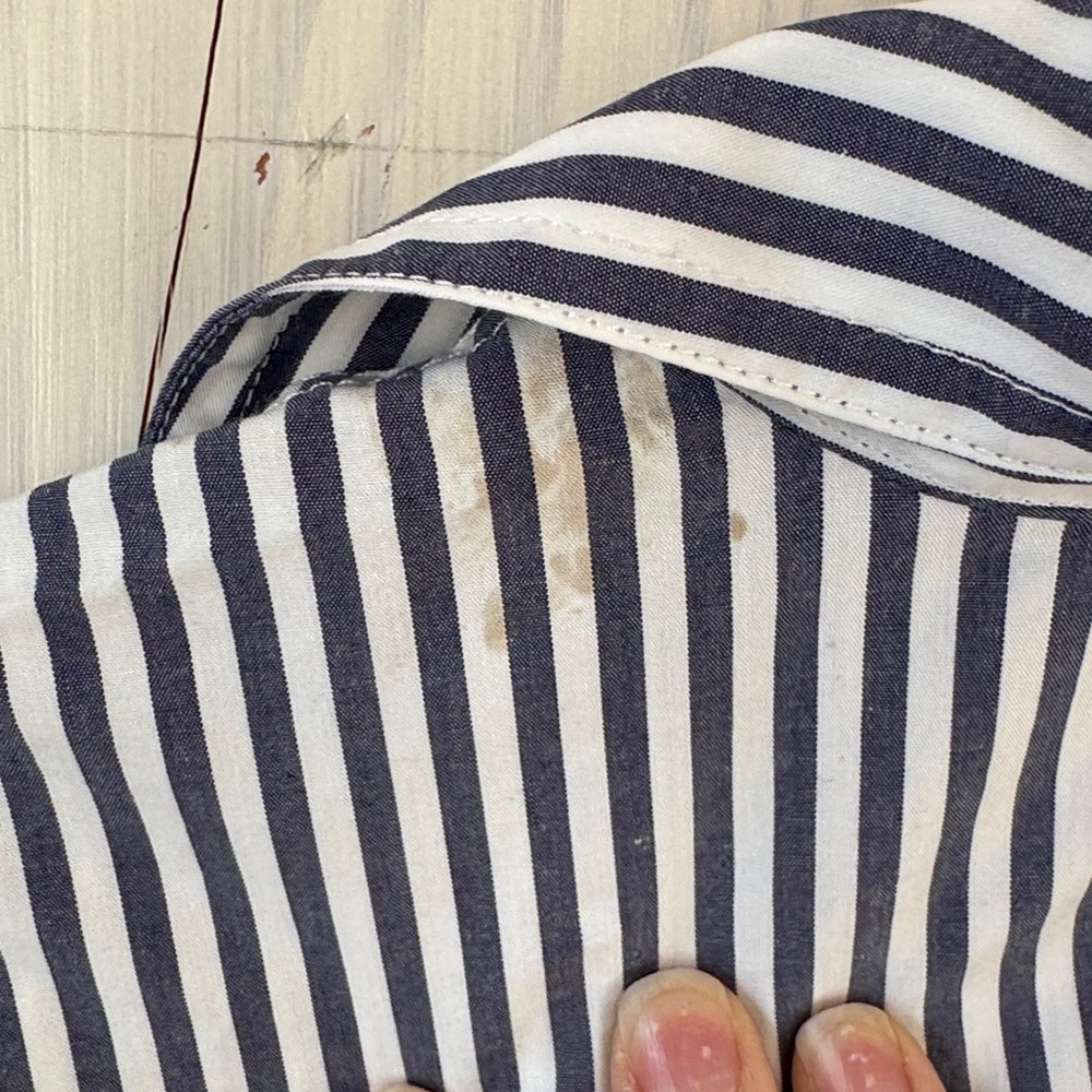 NWT J. Crew Striped Button Down Shirt Size 2 - Picture 7 of 12